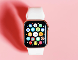 pink smartwatch